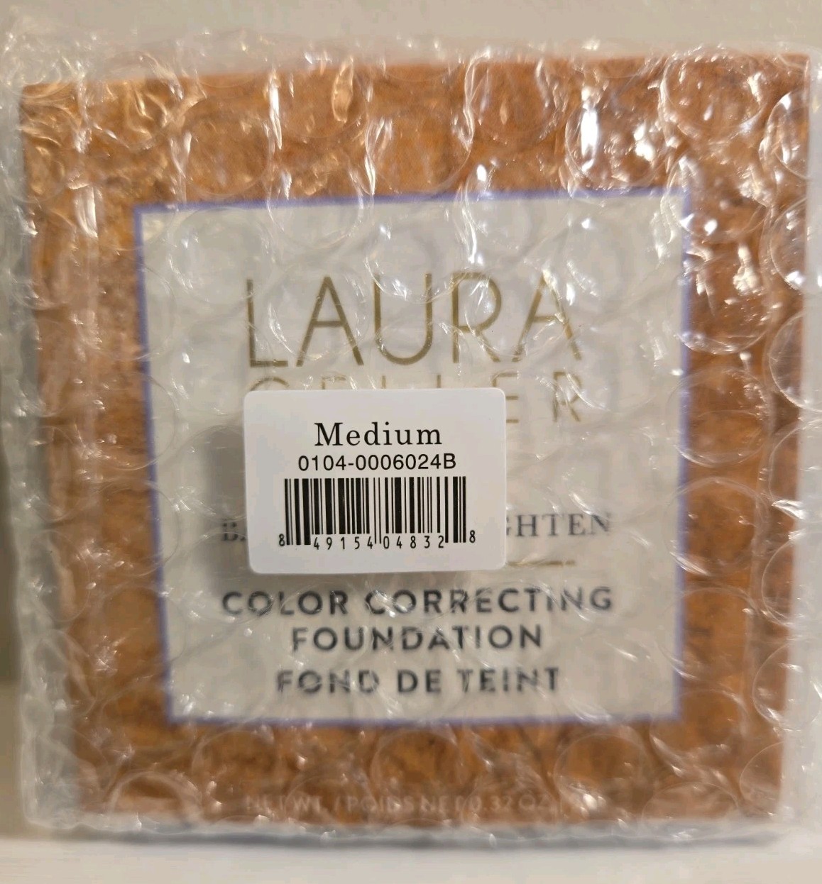 Laura Geller Balance & Brighten Foundation Color Correct Medium .32oz New In Box
