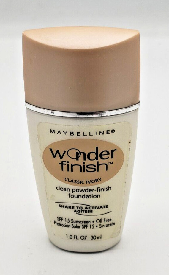 NEW Maybelline Wonder Finish Liquid-to-Powder Foundation CLASSIC IVORY