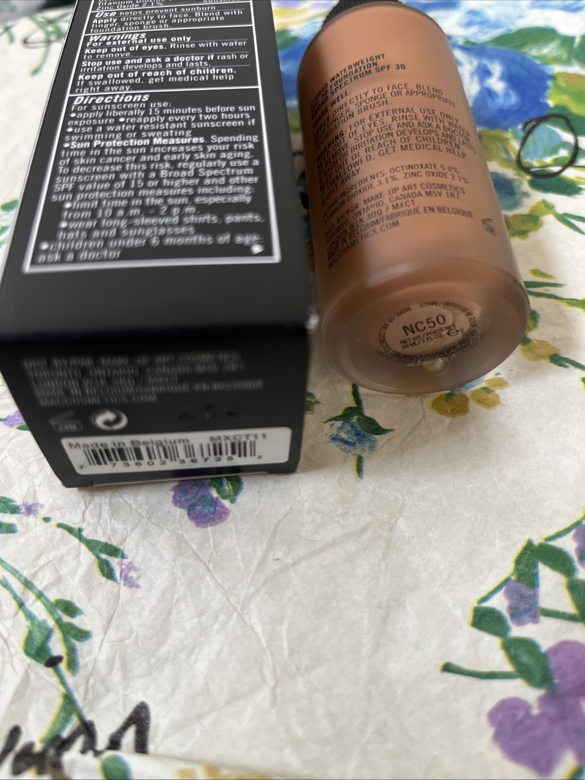 Mac Waterweight Foundation (NC50) (30ml)