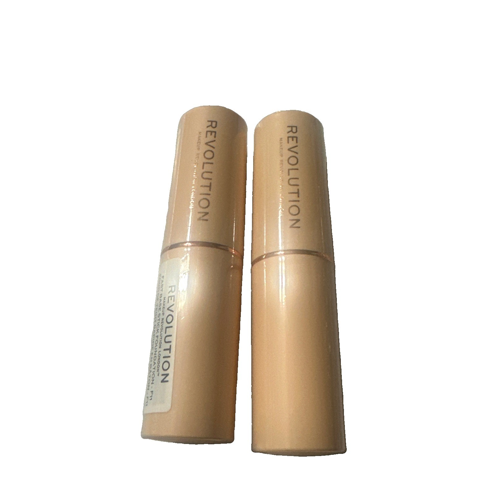 Pack of 2 Makeup Revolution Beauty Fast Base Stick Foundation, F11