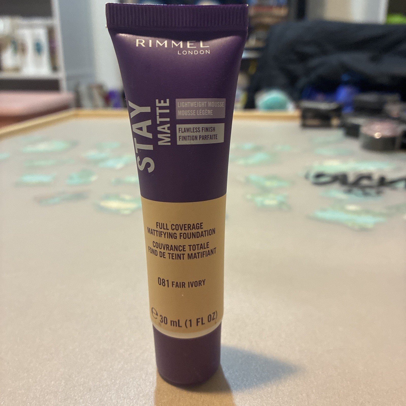 Rimmel London Stay Matte Liquid Mousse Foundation 081 Fair Ivory, 1 oz