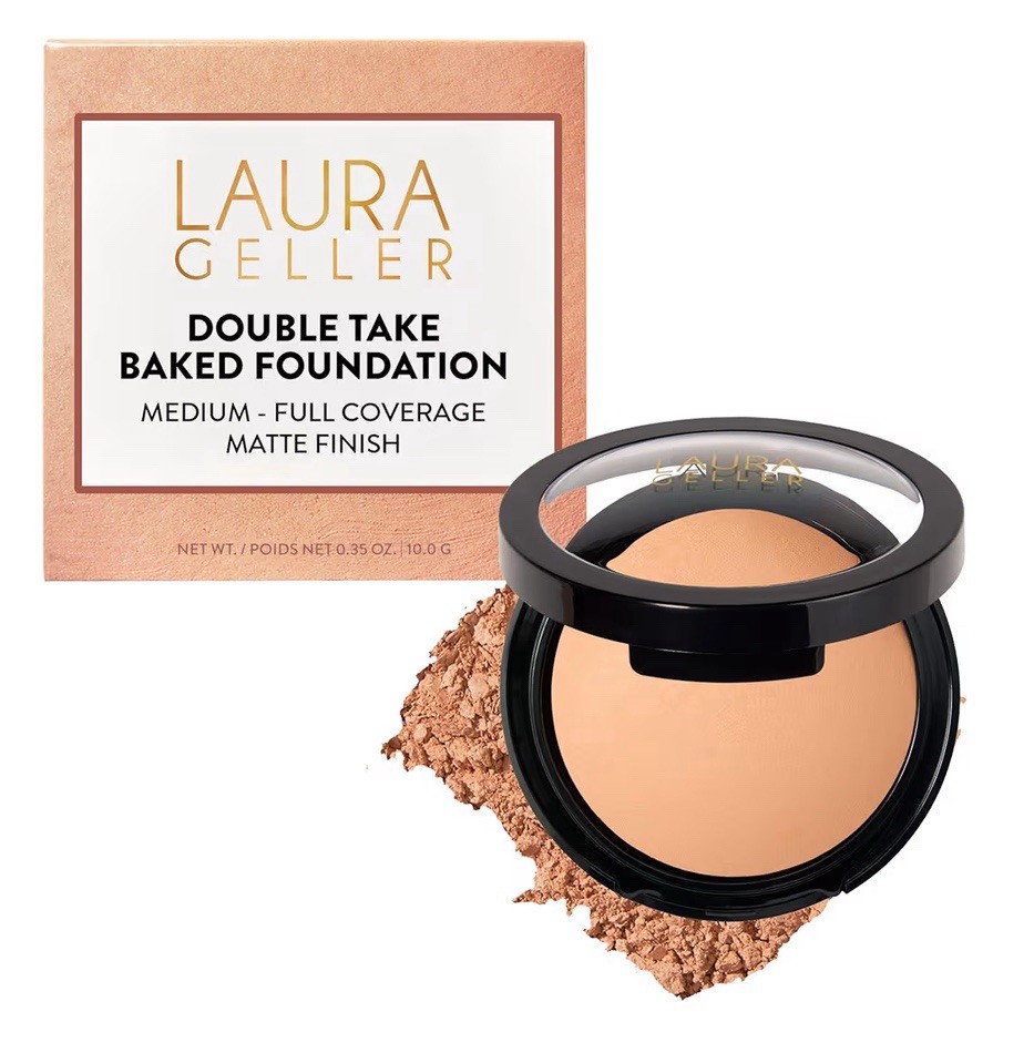 Laura Geller Double Take Baked Versatile Powder Foundation Light 0.35 oz