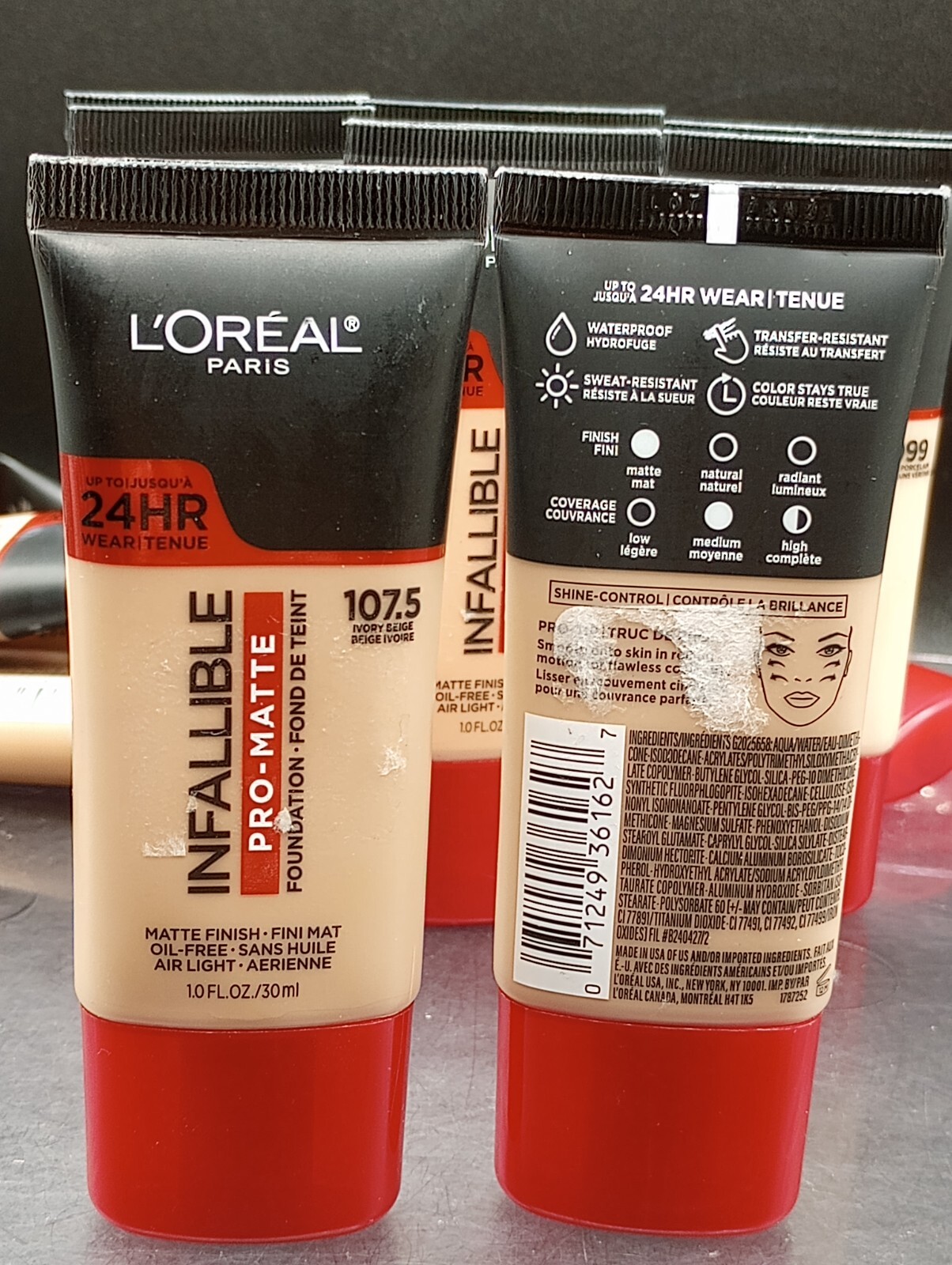 2) L’Oreal Infallible Pro-Matte 24hr Foundation #Assorted -1.0 Fl Oz -Pick Yours
