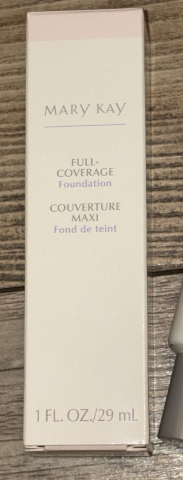 Mary Kay Full Coverage Liquid Foundation IVORY 204 Gray Cap 366700 New Old Stock