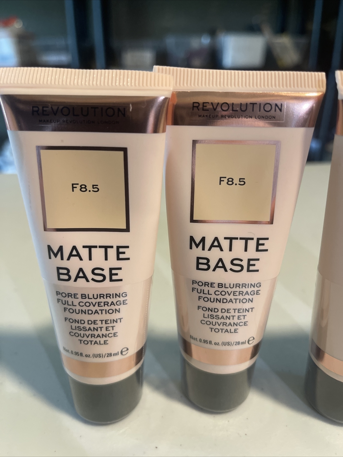 (2) Revolution Matte Base Pore Blurring Full Coverage Foundations YOU CHOOSE