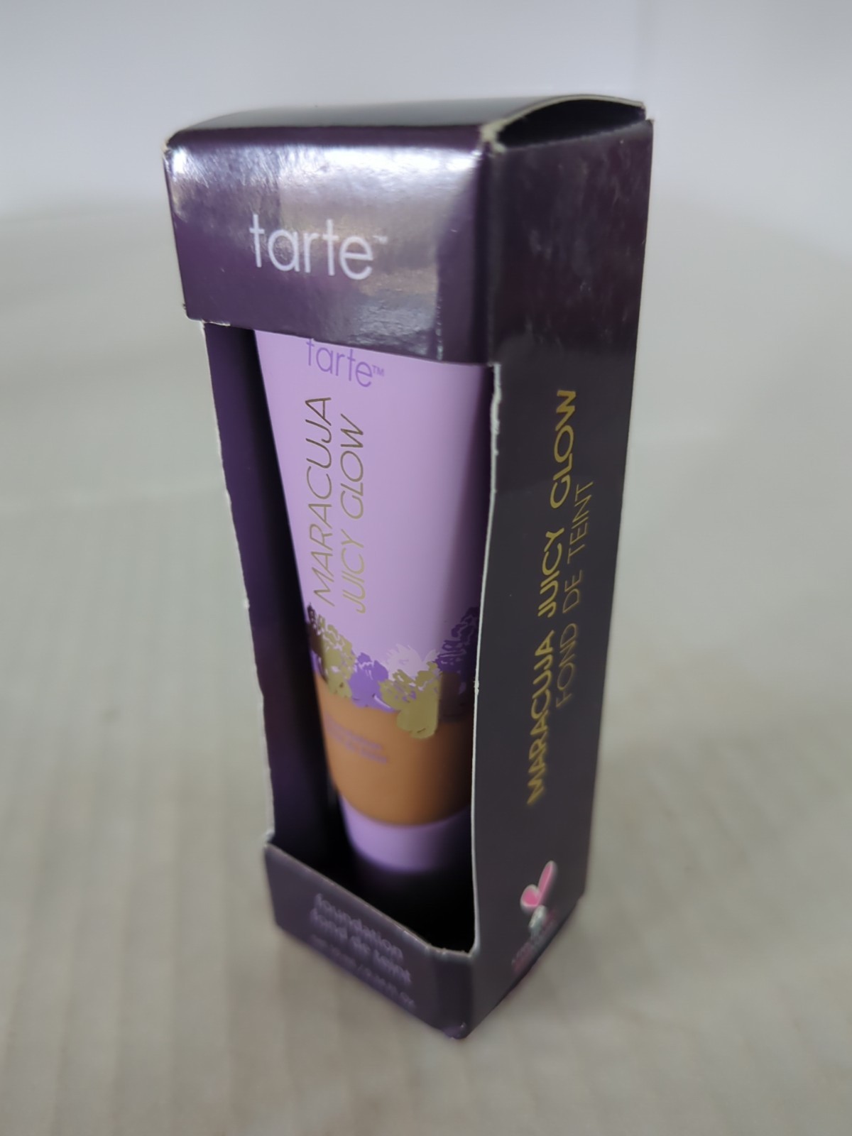 Tarte Maracuja Juicy Glow Foundation 45N Tan Neutral .34 oz New in Box