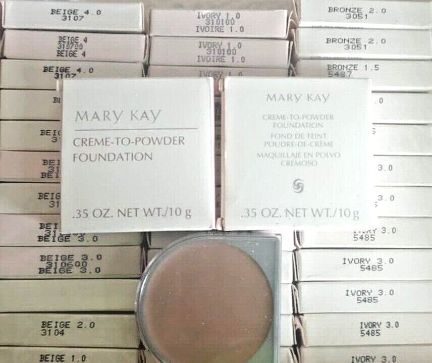Mary Kay Crème-to-Powder Foundation .35oz Each ~Choose Your Shade!~ Vintage-New
