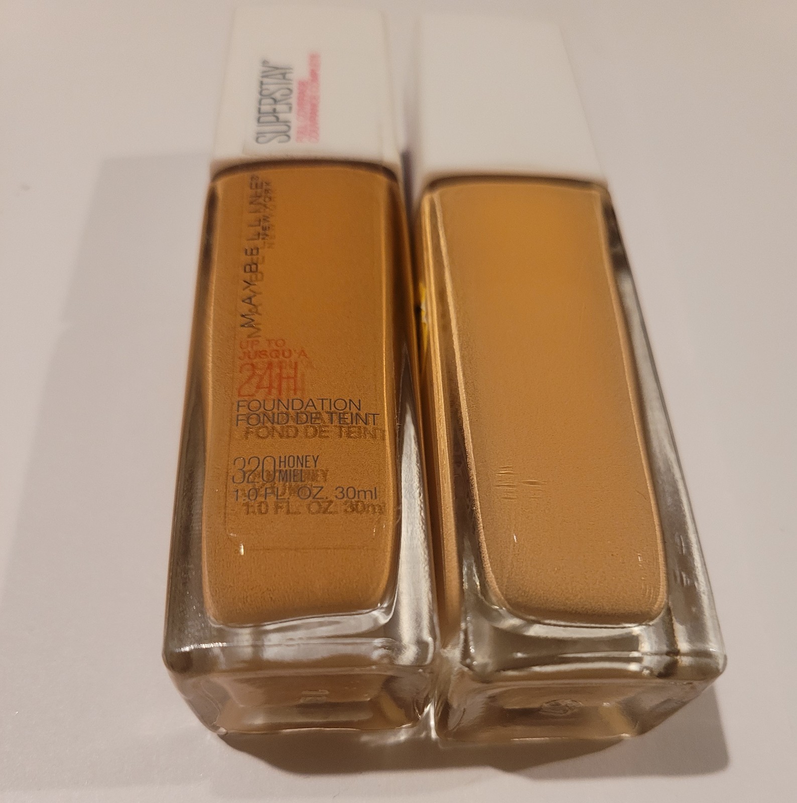 2 Pk Maybelline SuperStay Full Coverage 24hr Foundation 320 Honey 1oz Read