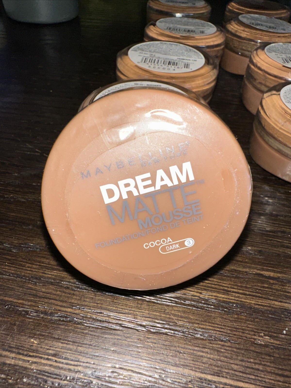 Maybelline Dream Matte Mousse Foundation Cocoa Dark 3 Discontinued Deadstock NOS