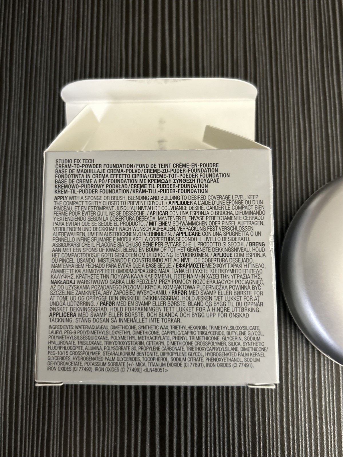 MAC COSMETICS STUDIO FIX TECH CREAM -TO- POWDER FOUNDATION 0.35 OZ/10g NW45 BNIB
