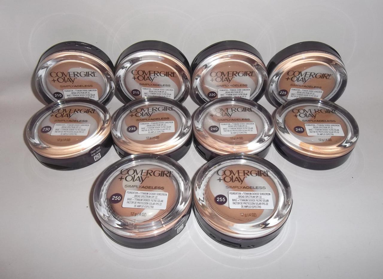 CoverGirl Simply Ageless Cream Foundation Broad Spectrum SPF 22 YOU CHOOSE 0.4oz
