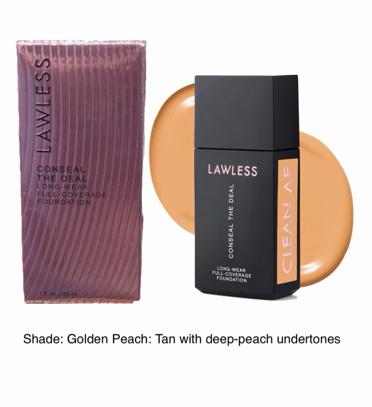 $39 Retail NIB Lawless Conseal The Deal Long Wear Full Coverage Foundation