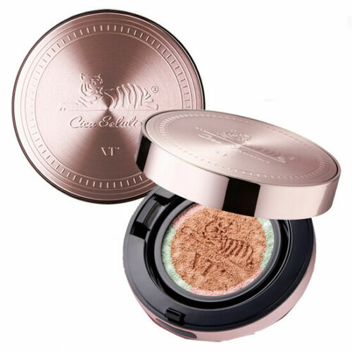 VT Cosmetics Cica Redness Moisture Cover Cushion 14g+Refill 14g #21 US Seller
