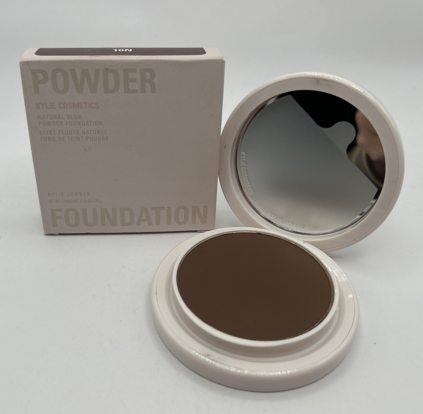 Kylie Cosmetics Natural Blur Powder Foundation 10N 0.35 oz 10g NEW IN BOX