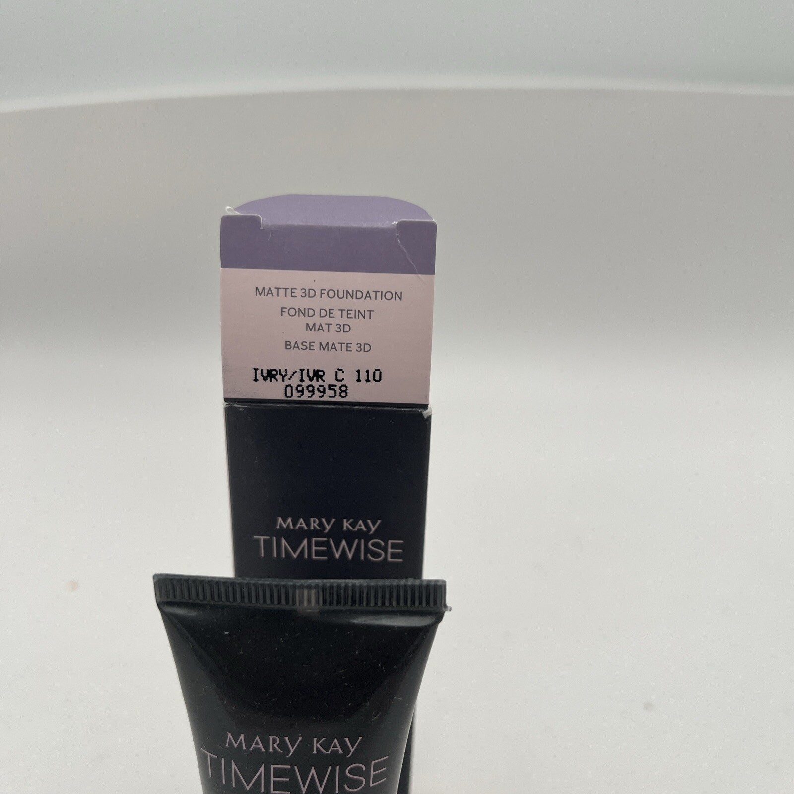 Mary Kay Timewise Matte 3D Foundation Ivory C 110 Full Size 30ml New