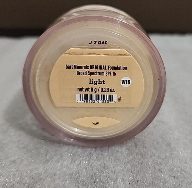 Bareminerals Original – LOOSE POWDER Foundation SPF 15 – Light W15 – 0.28 oz 8 g