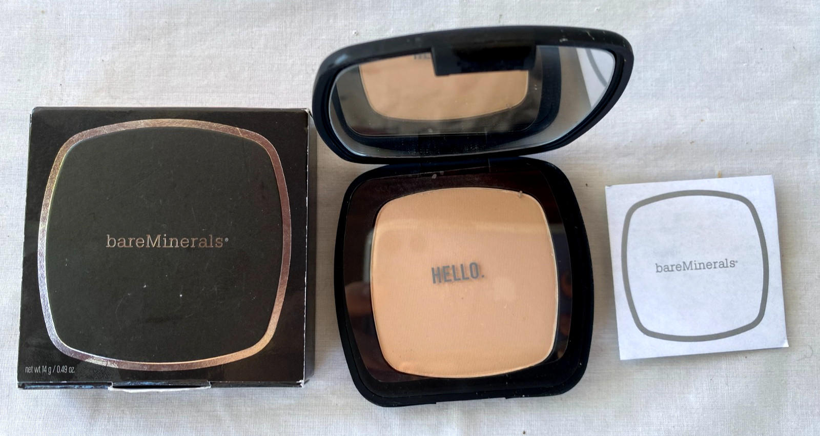bareMinerals READY SPF 20 Foundation Medium 14g .49 oz Pressed Powder NEW