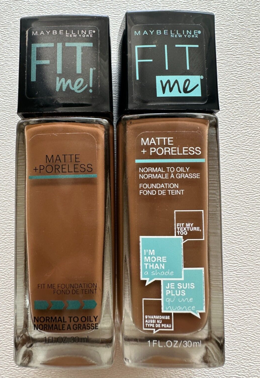 2X Maybelline Fit Me Foundation Matte + Poreless Normal to Oily Skin 362 Truffle