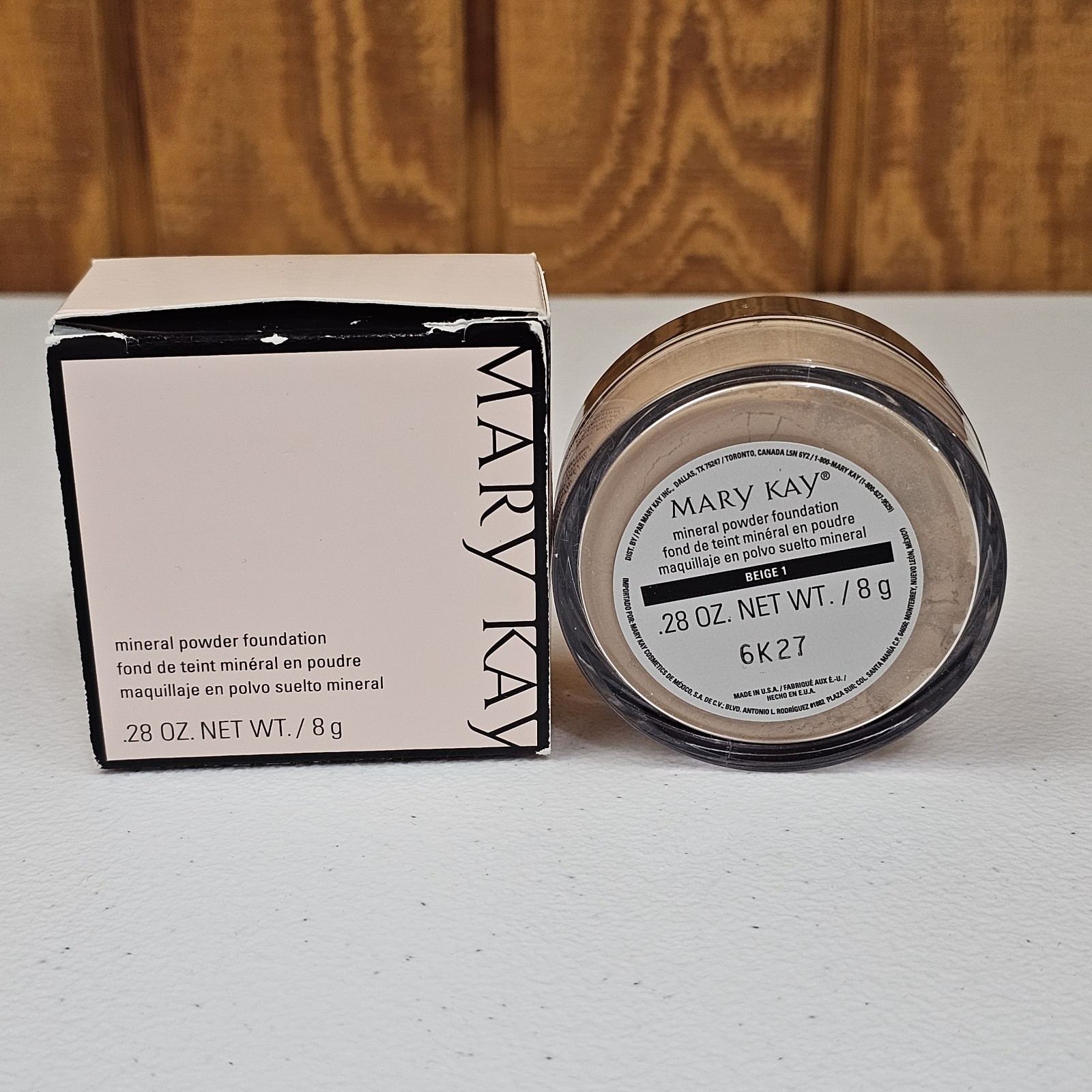 Mary Kay Mineral Powder Foundation BEIGE 1 040987 .28 Oz NIB HTF NOS RARE