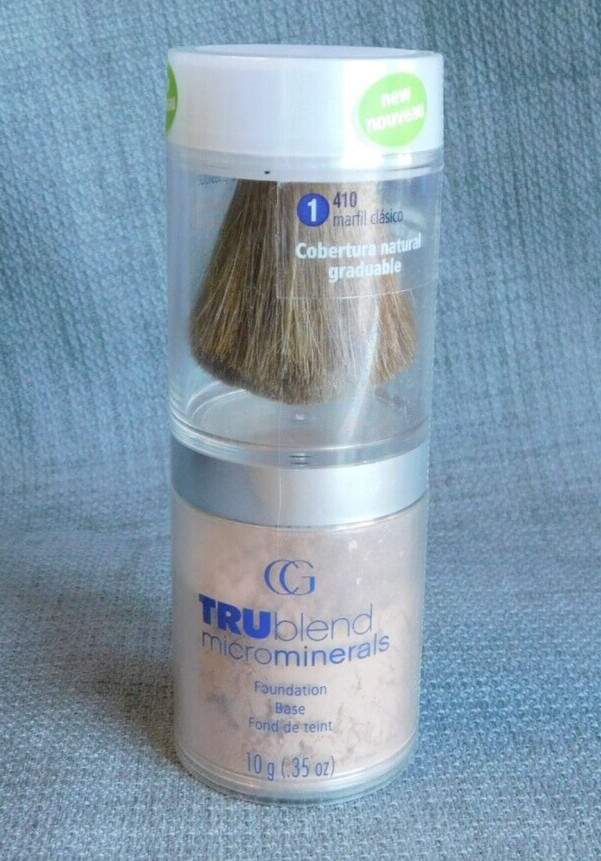 Cover Girl TruBlend Microminerals Foundation 410 Classic Ivory Loose Powder #800