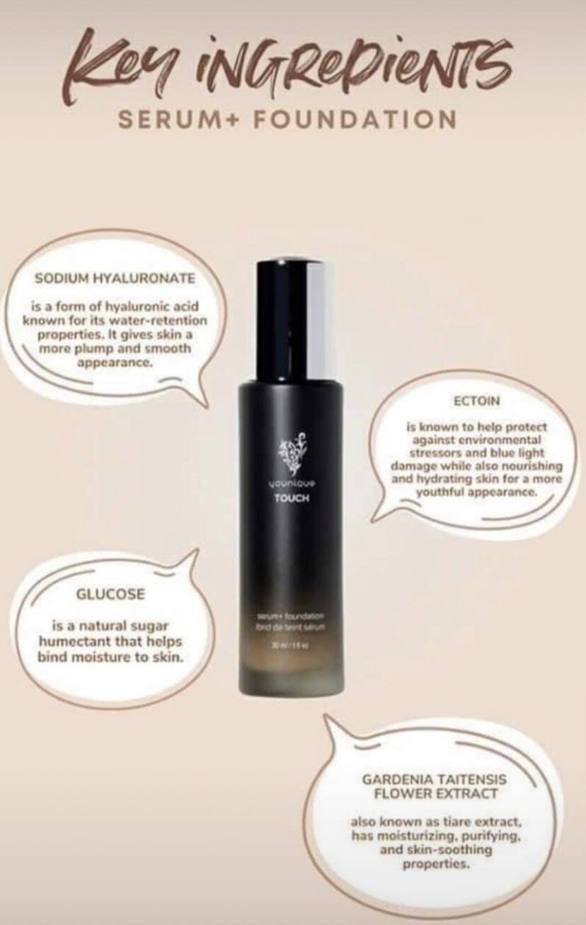 YOUNIQUE TOUCH serum+ foundation