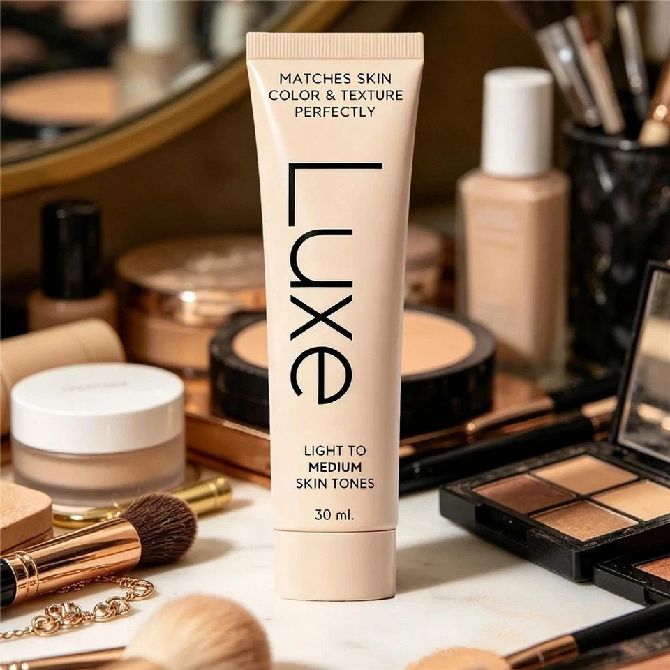 Luxe Color Changing Foundation,Instantly Adapts to Your Skin Tone – Medium 30ml
