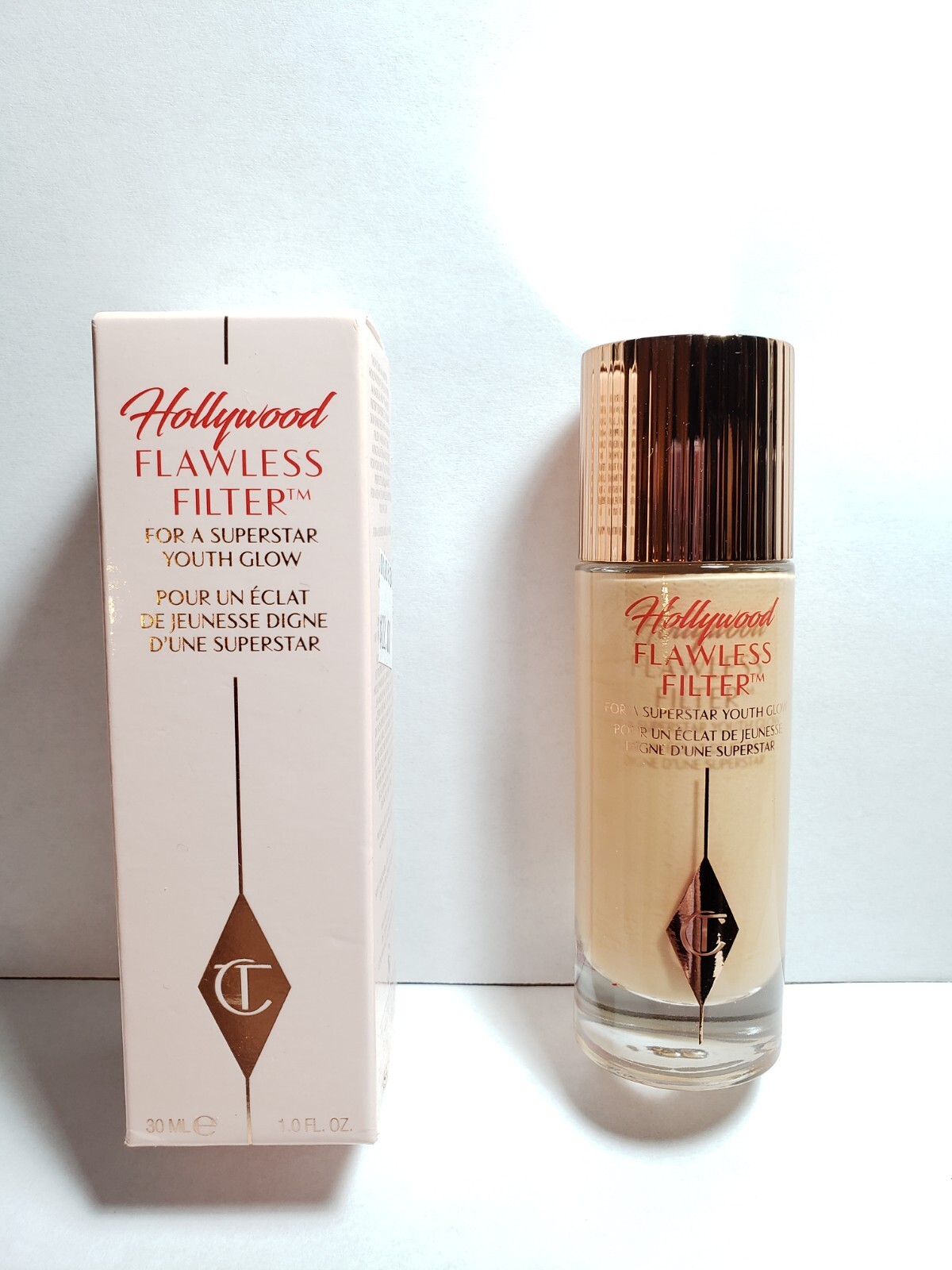 Charlotte Tilbury Hollywood Flawless Filter 5 Tan/Dore Full Size NIB