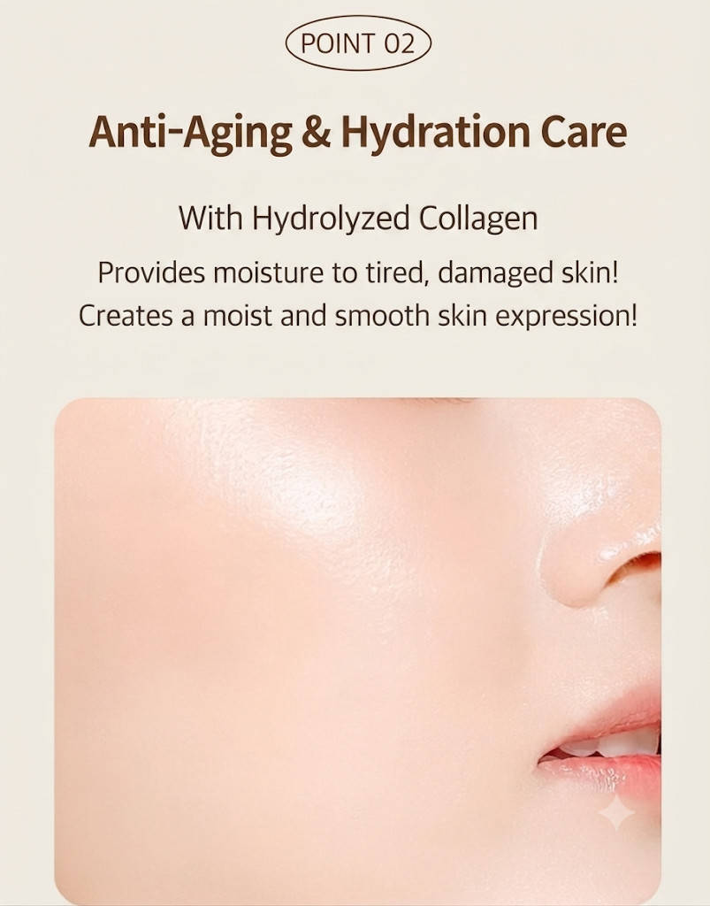 3W CLINIC Collagen Foundation 50ml Perfect Cover BB Cream K-Beauty