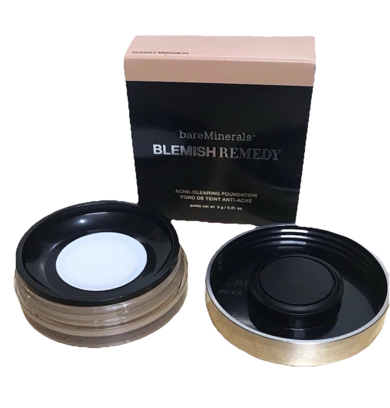 bareMinerals NIB BLEMISH REMEDY Foundation -Medium 04, Nude 07
