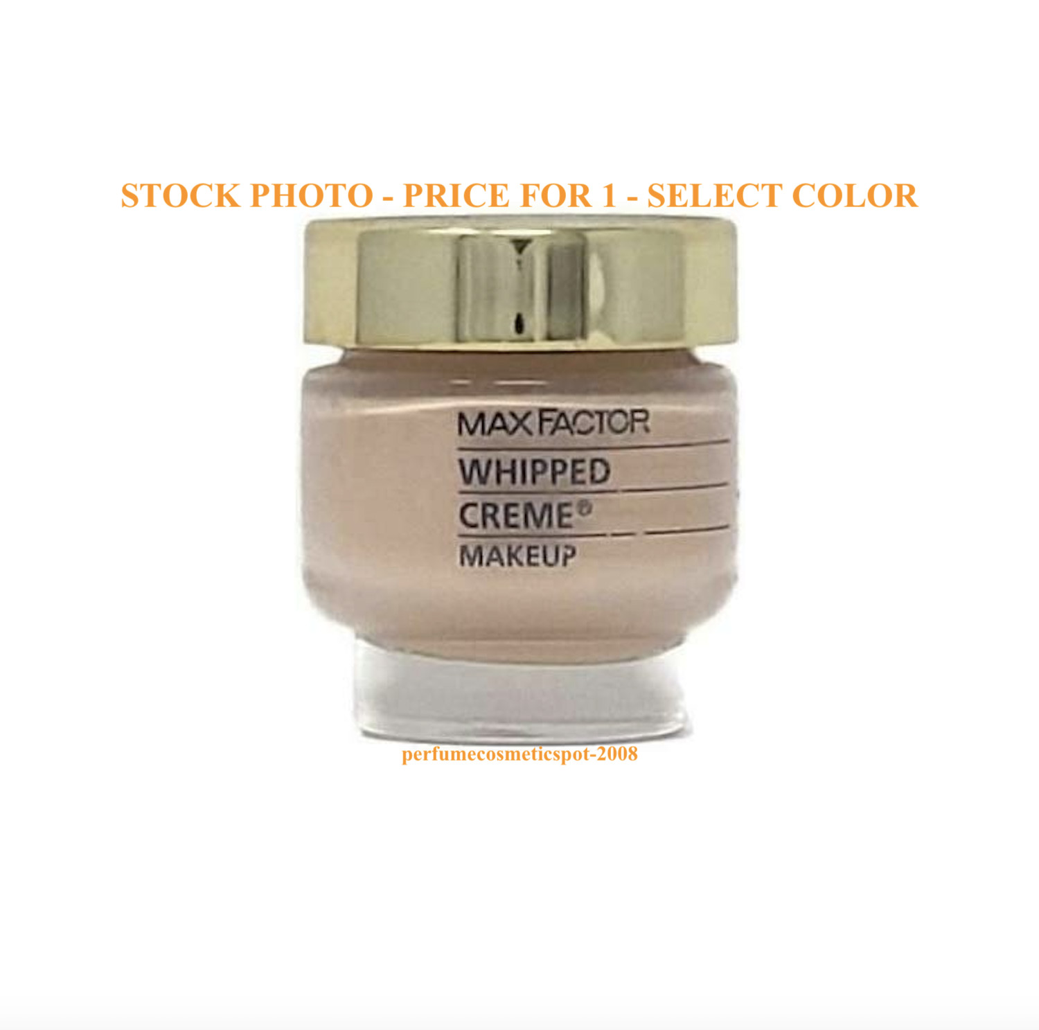 MAX FACTOR WHIPPED CREME CREAM MAKEUP 1 OZ / 30 ML – SELECT YOUR COLOR
