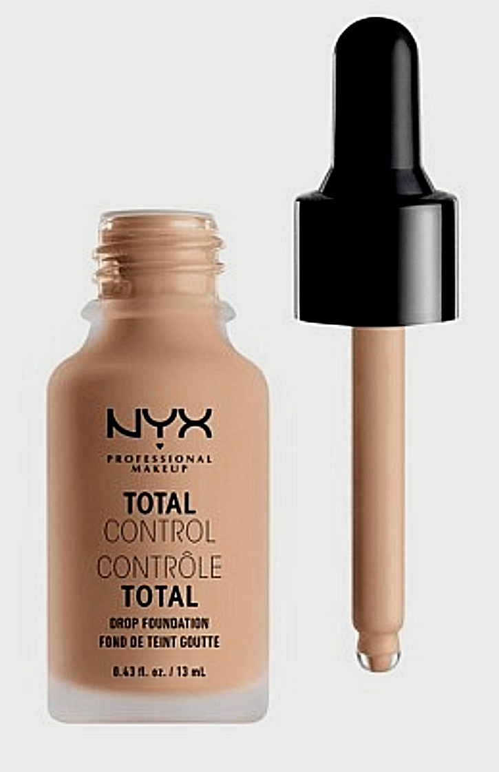 NYX PROFESSIONAL MAKEUP TOTAL CONTROL DROP FOUNDATION PORCELAIN .43 fl oz