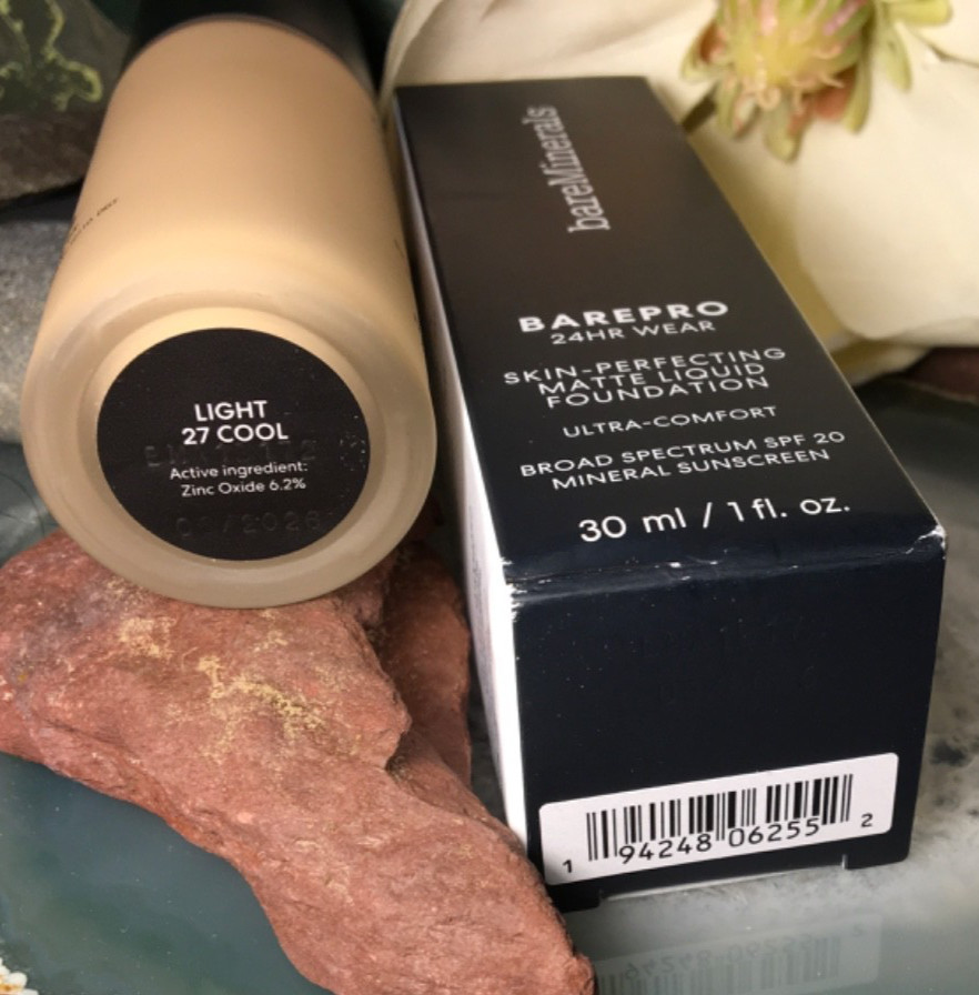 👍bareMinerals Barepro 24H Skin Perfecting Foundation SPF 20 LIGHT 27 COOL