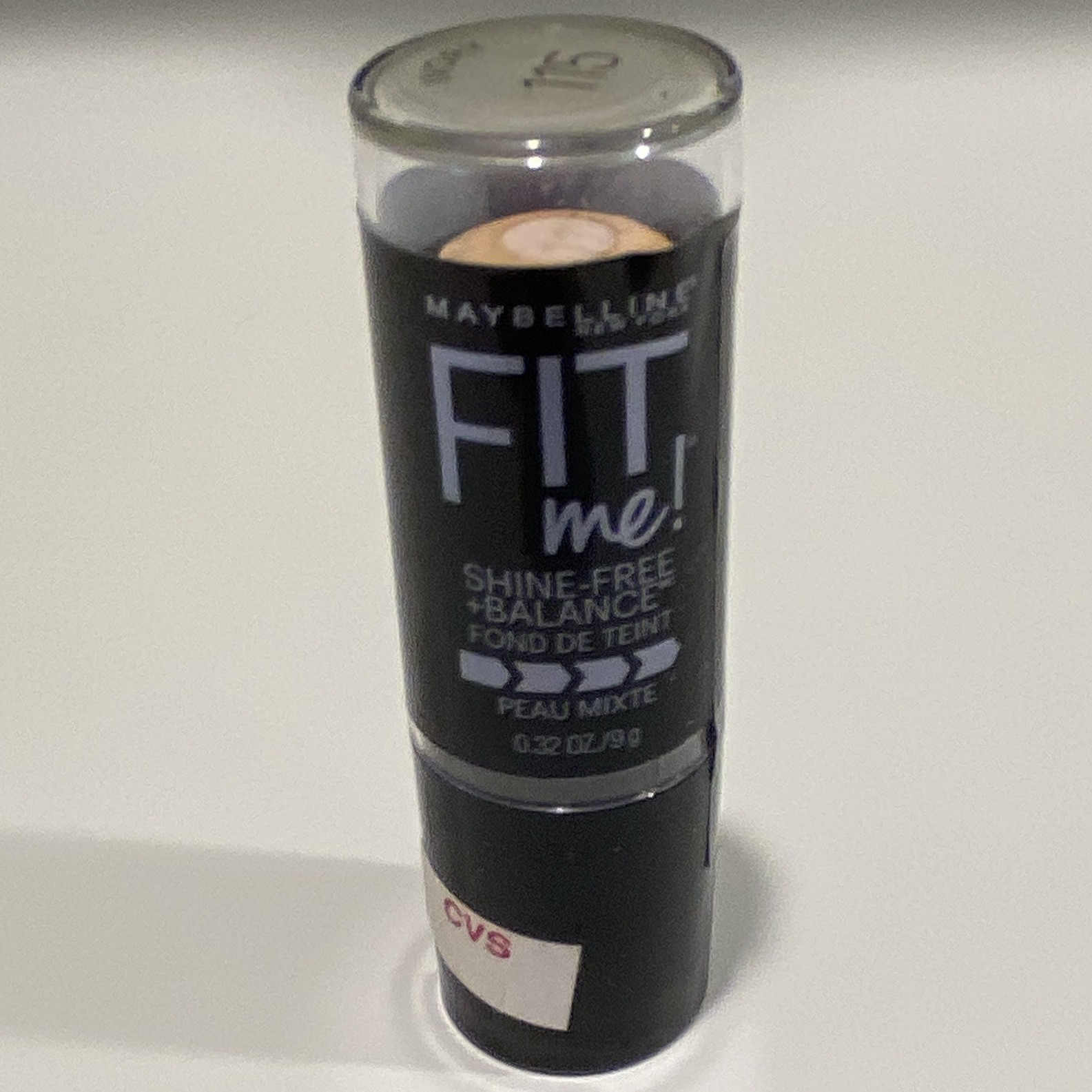 Maybelline Fit Me Shine-Free + Balance Foundation Stick Ivory 115 0.32 oz/9 g
