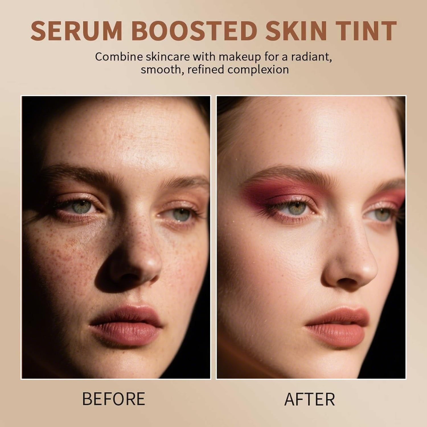 Beauty Balm Serum Boosted Skin Tint – Hydrating 1 Count (Pack of 1), 3#