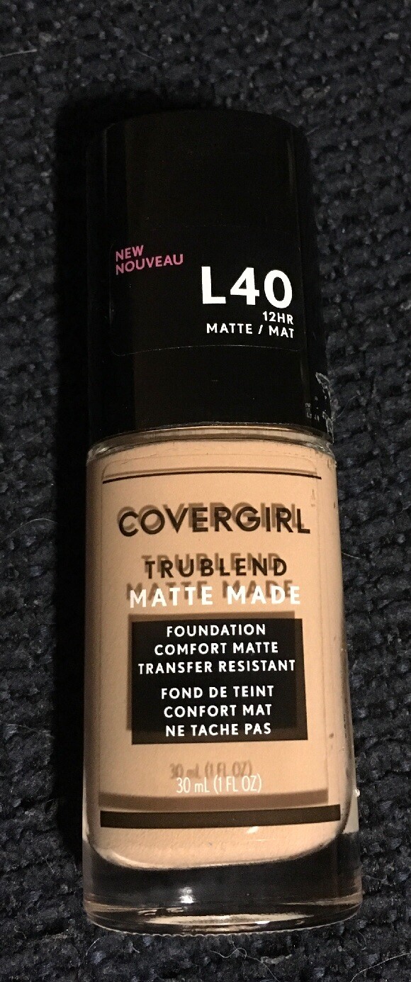 Covergirl Trublend Comfort Matte Made Foundation L40 Classic Ivory