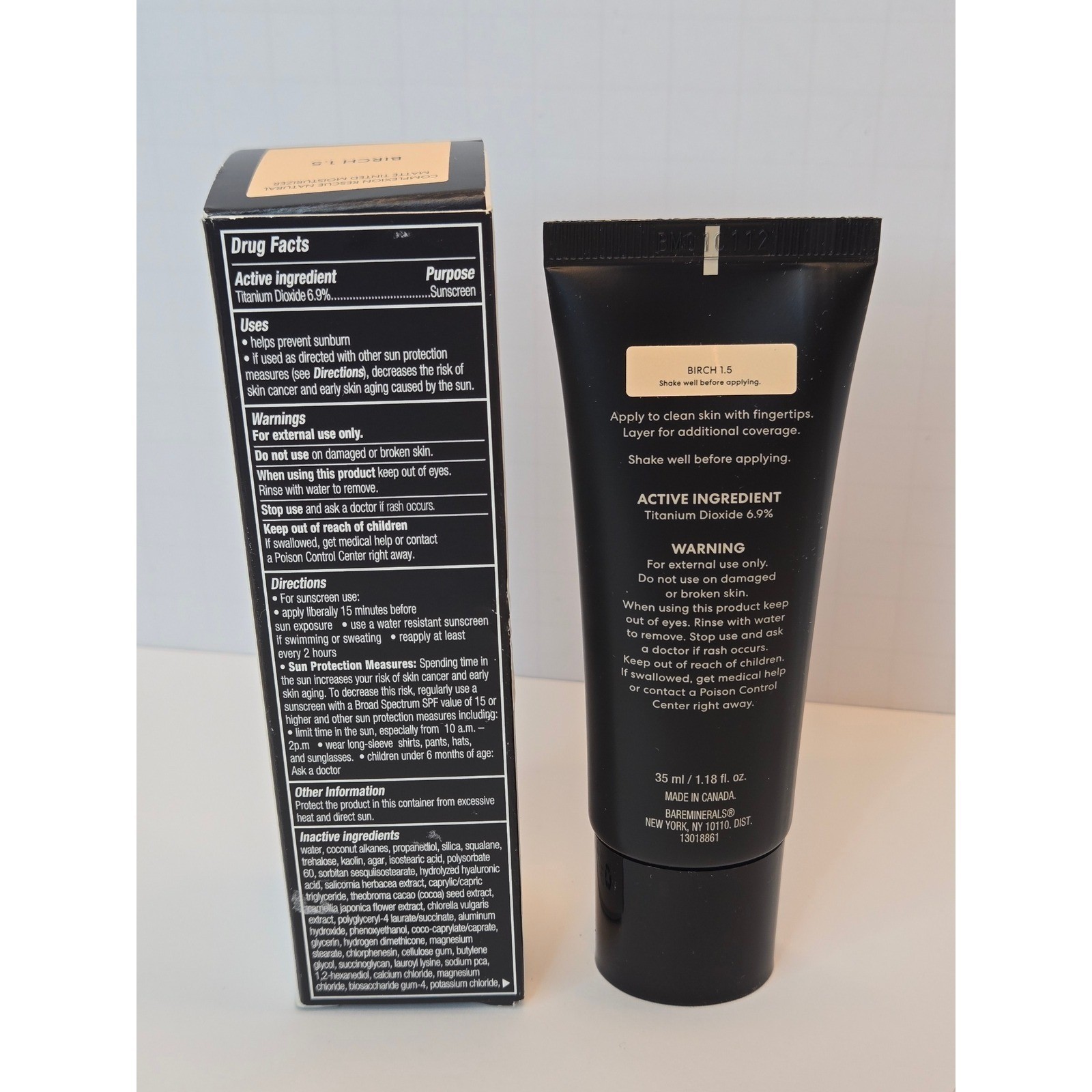 bareMinerals Complexion Rescue Natural Matte Tinted Moisturizer SPF 30 Birch 1.5