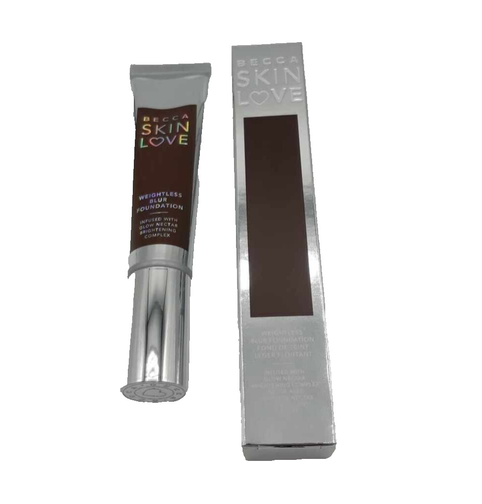 Becca Skin Love Weightless Blur Foundation Chestnut 1.23 oz / 35 ml New Box