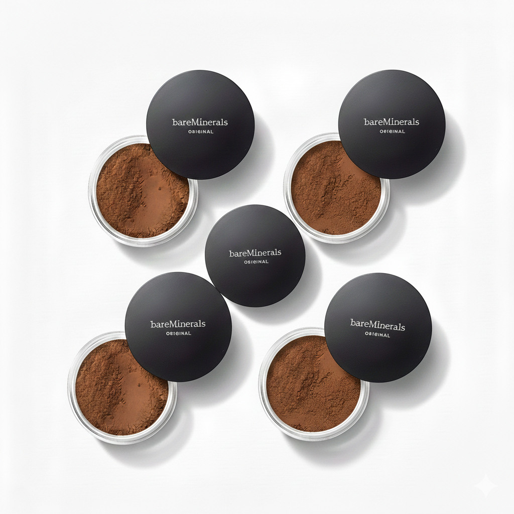 bareMinerals Original Loose Powder Foundation SPF 15 28 Golden Deep Pack of 5