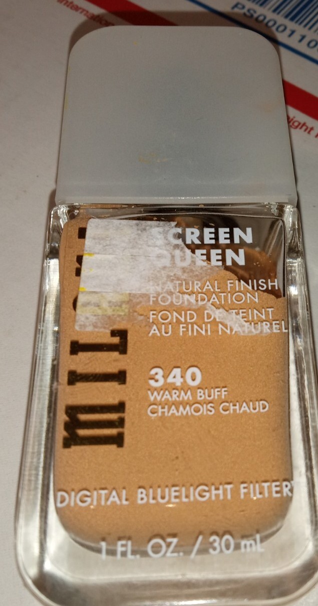 Milani Screen Queen Natural Finish Foundation (1oz/30ml) 340 Warm Buff