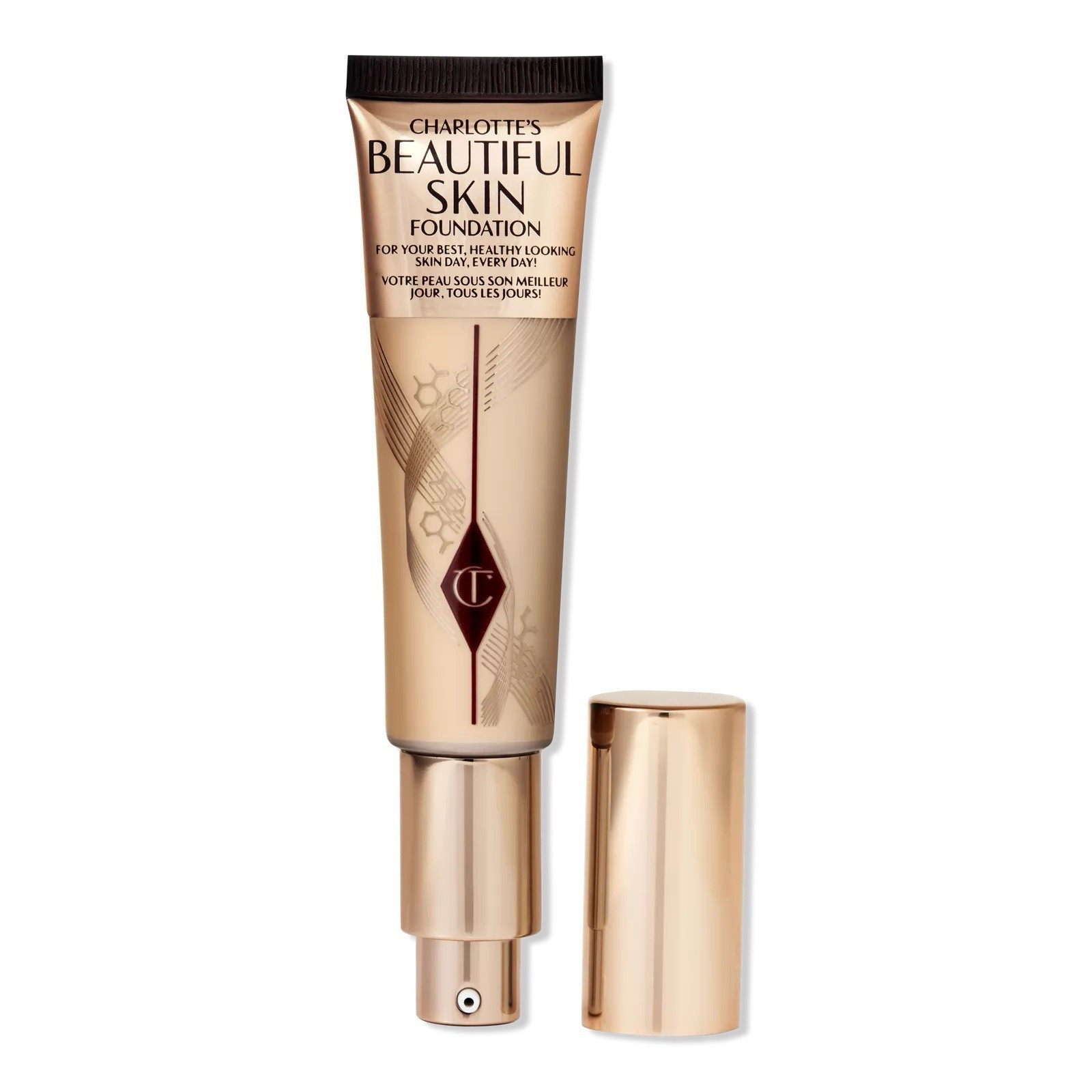 Charlotte Tilbury Beautiful Skin Foundation Tube with Cap 2 neutral