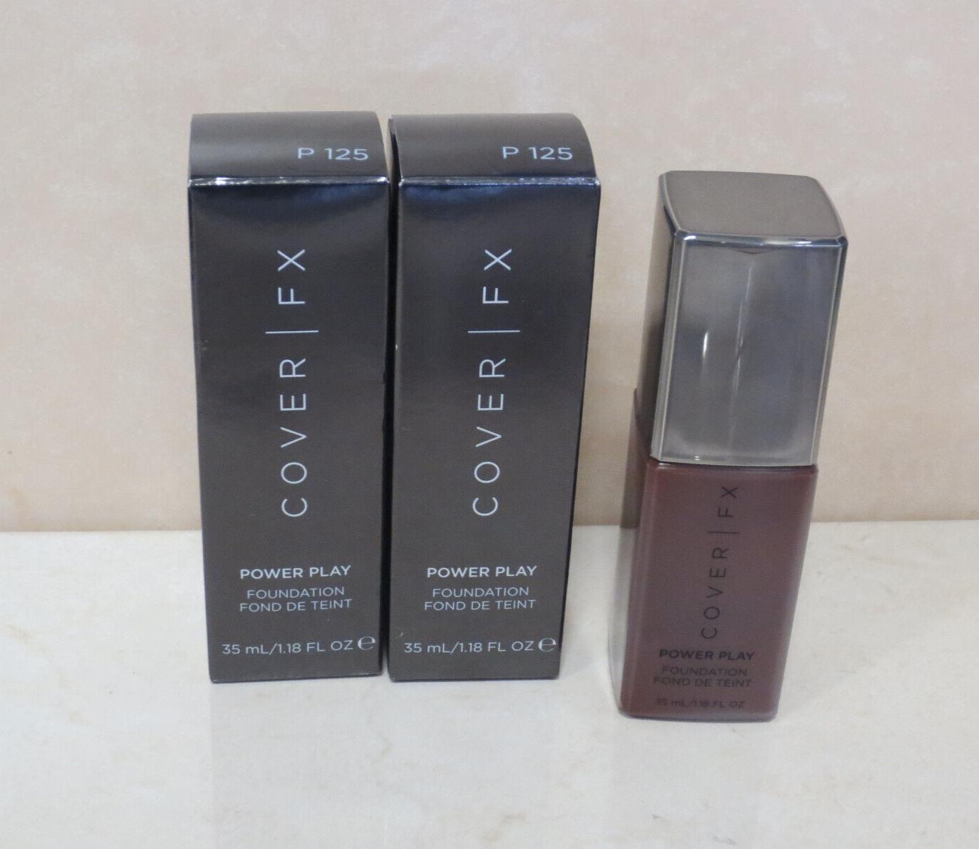 COVER FX POWER PLAY FOUNDATION – P125 – 1.18 OZ BOXED