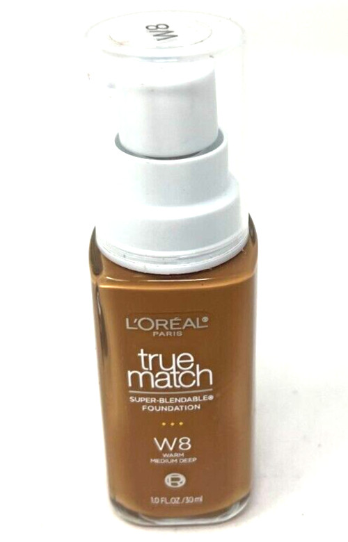 Loreal True Match Super-Blendable Foundation New 1.0 fl oz W8 – Warm Medium Deep