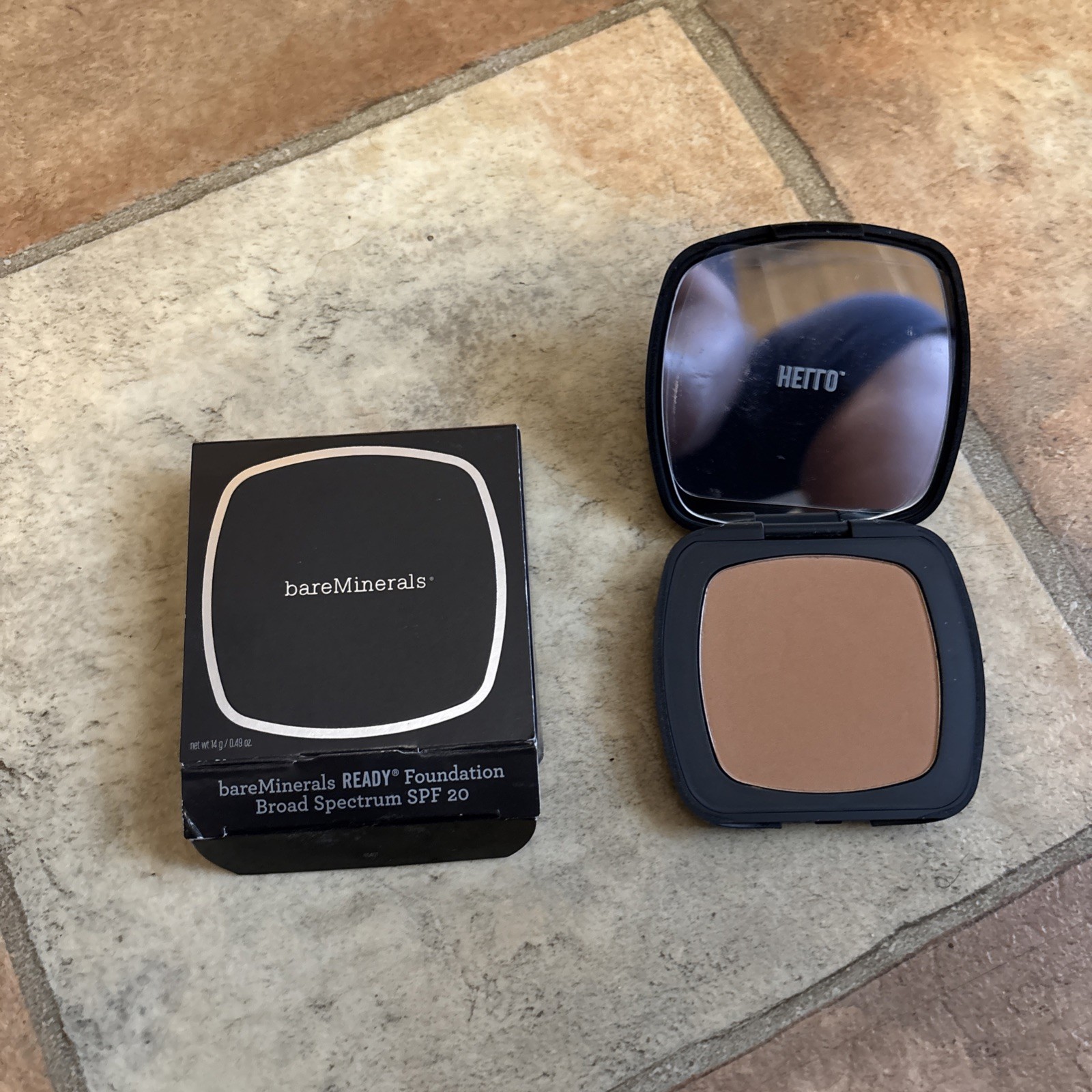 bareMinerals READY Warm Tan W35 Foundation Broad Spectrum SPF 20 14g/0.49oz New