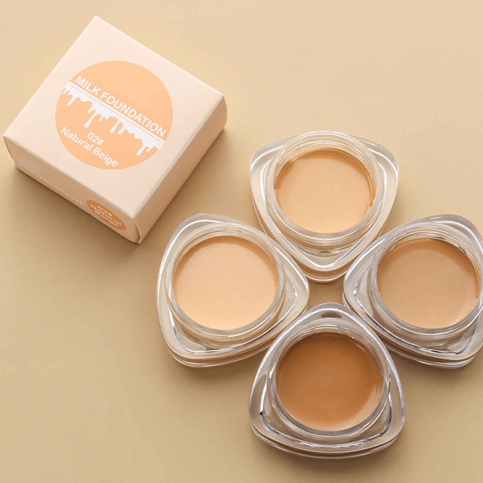 Women 1 Pcs For Facial Makeup Foundation Cream For Daily Makeup Hydrating