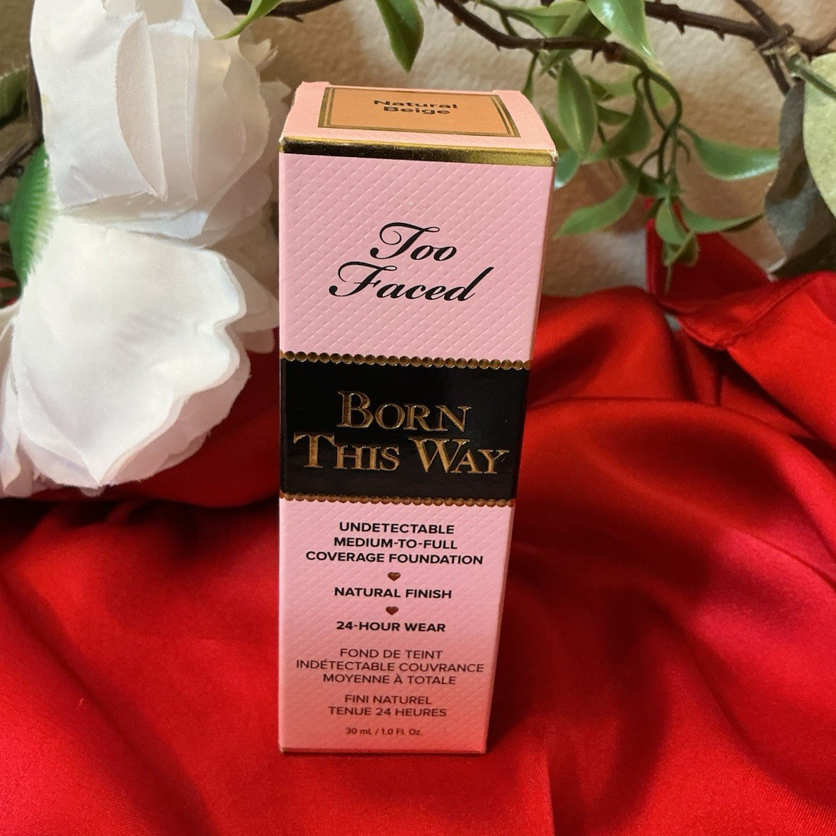 Too Faced Born This Way Foundation Natural Beige 24-Hour Wear Liquid 1 fl oz