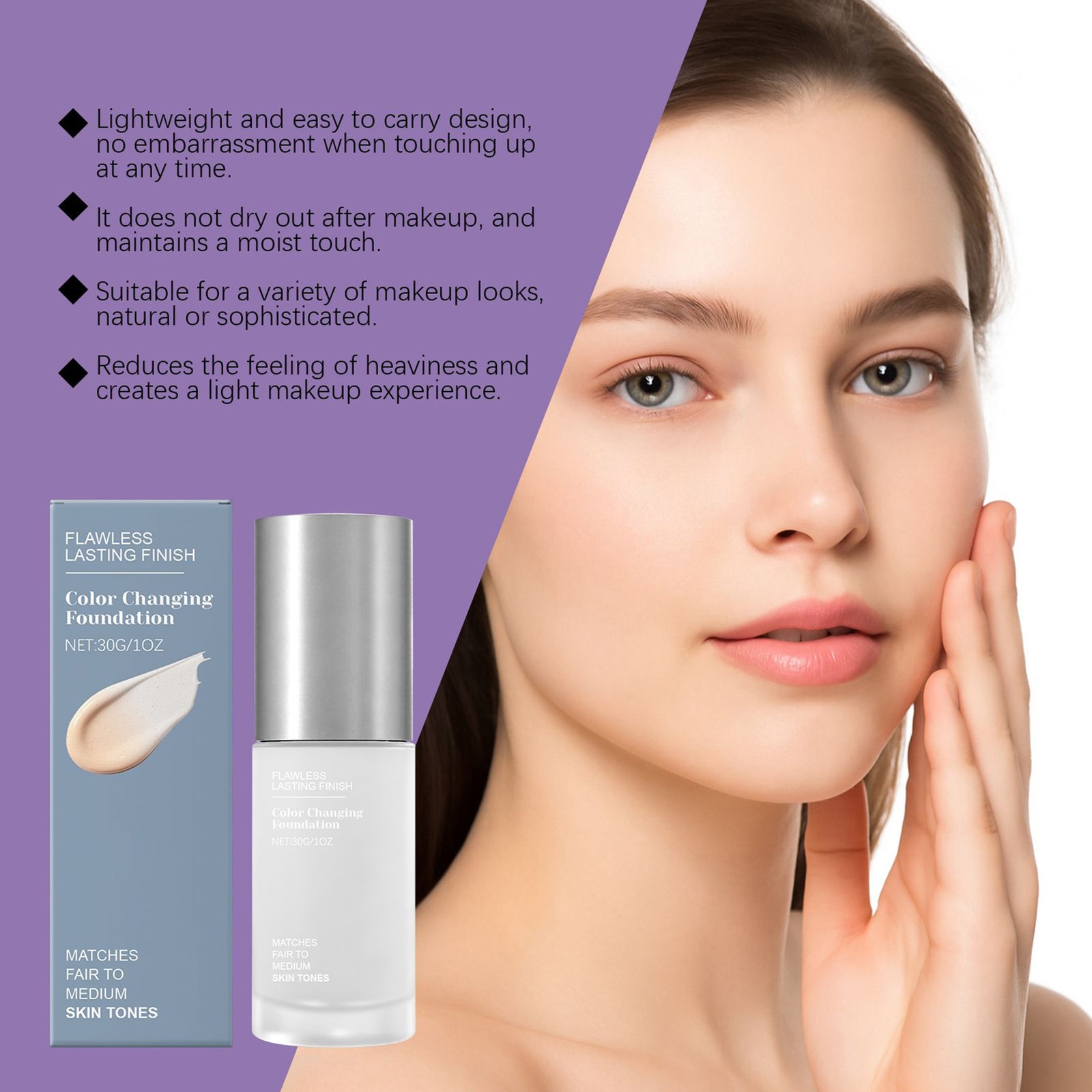 Prime Prometics Color Changing Foundation For Mature Women