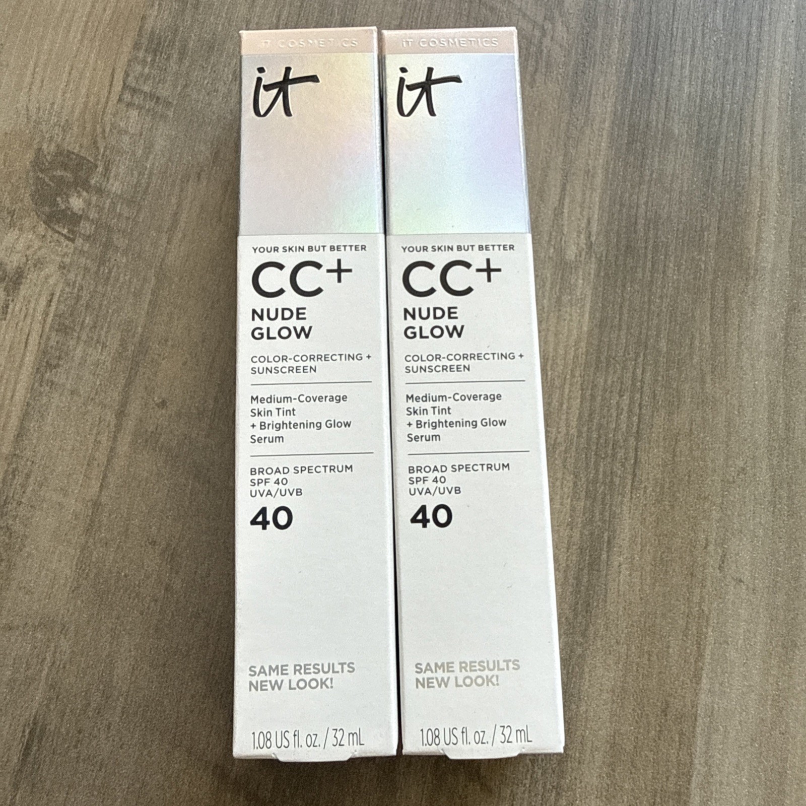 CC+ Nude Glow Lightweight Foundation + Glow Serum with SPF 40 EXP 2028/05 (2)￼