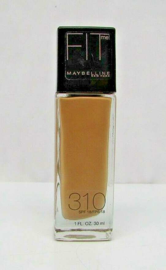 Maybelline Fit Me! Foundation Shade 310 Octinoxate Sunscreen SPF 18 1 fl oz NEW