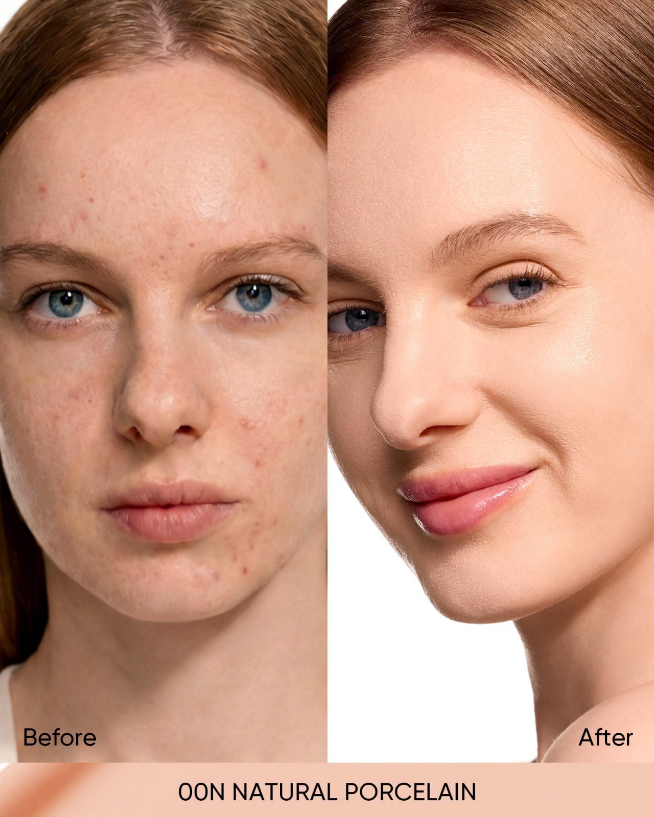 Full Coverage Cushion Foundation – Natural Porcelain, Satin Glow, Oil-Control, W