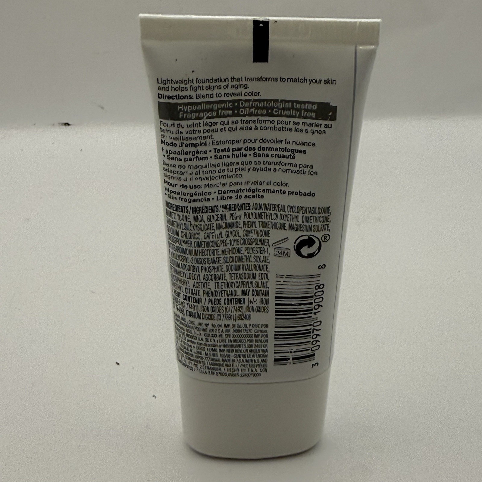 Ageless Smart Shade Foundation Skin tone Matching Technology 800 Deep 1 Fl Oz
